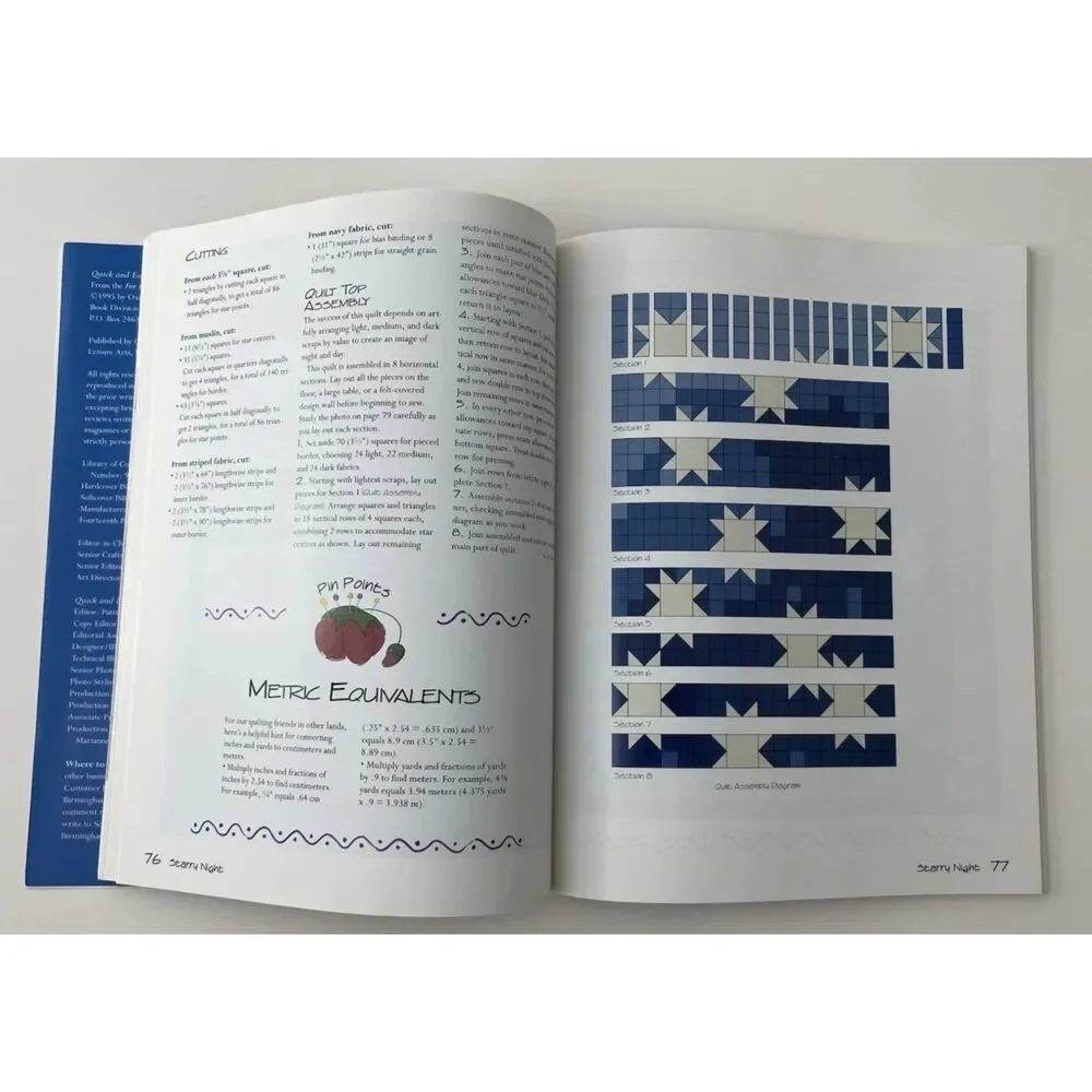 Leisure Arts QUICK AND EASY SCRAP QUILTS Quilt Pattern Booklet